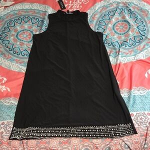 Elegant Navy Blur Sleeveless Dress by Nik and Nash